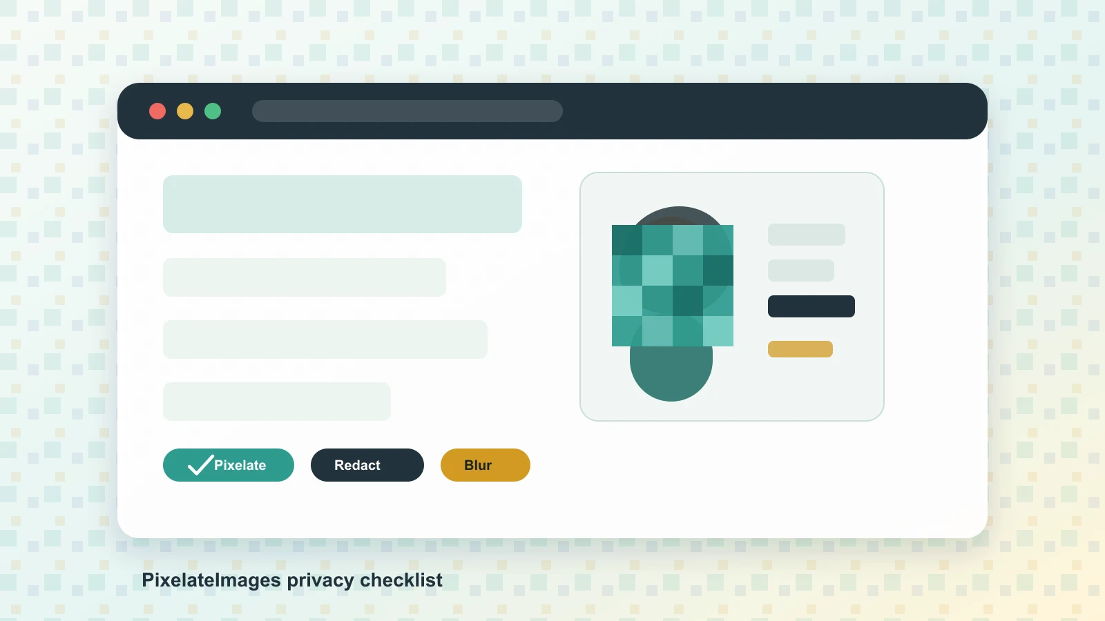 How to pixelate an image safely before you share it